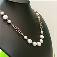 Collana Vidali Gioielli Donna in Argento Perla COAR-27-34 - COAR-27-34